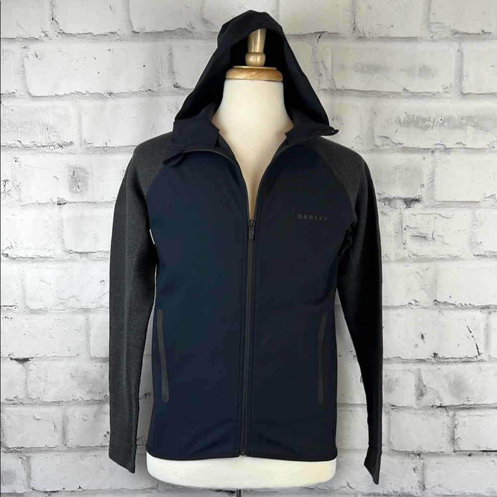 Oakley Men's Utility Knit Full Zip Jacket Blackout